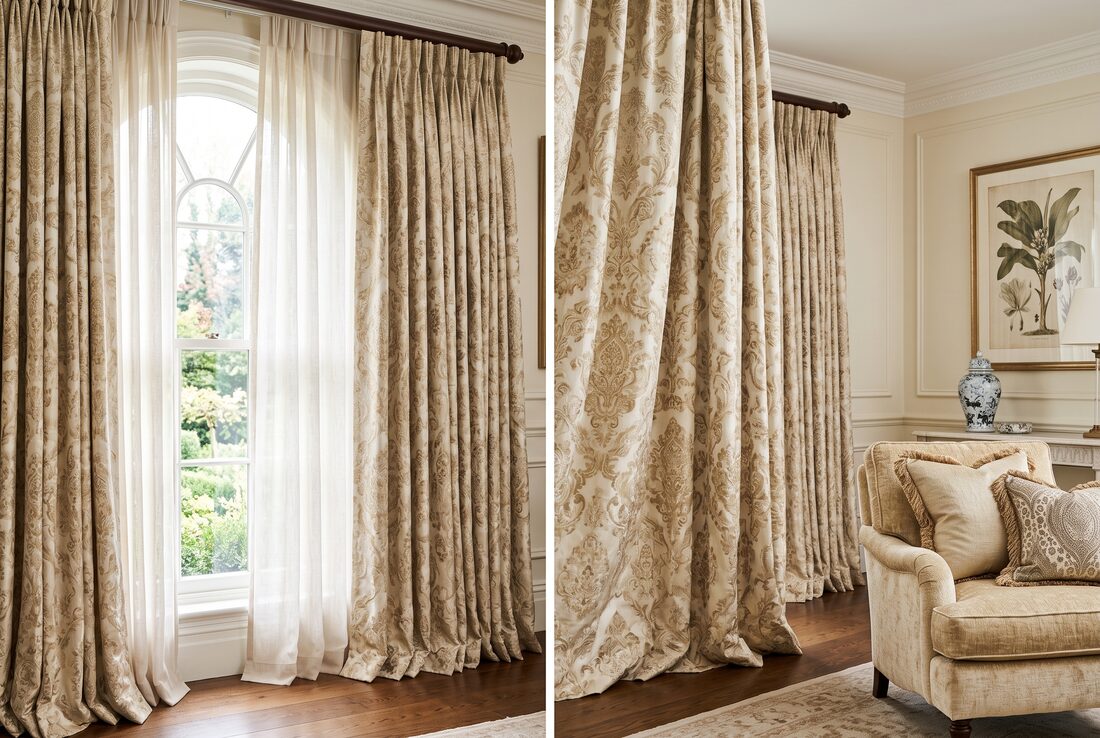 Curtains and upholstery