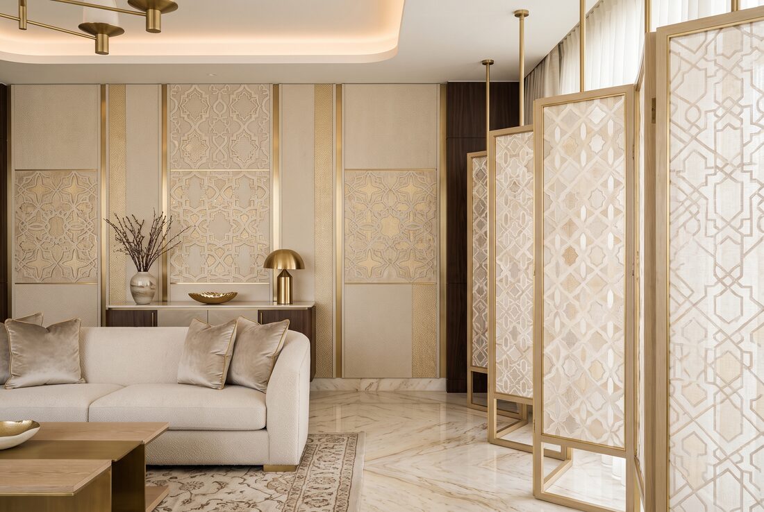 Decoration materials and partitions